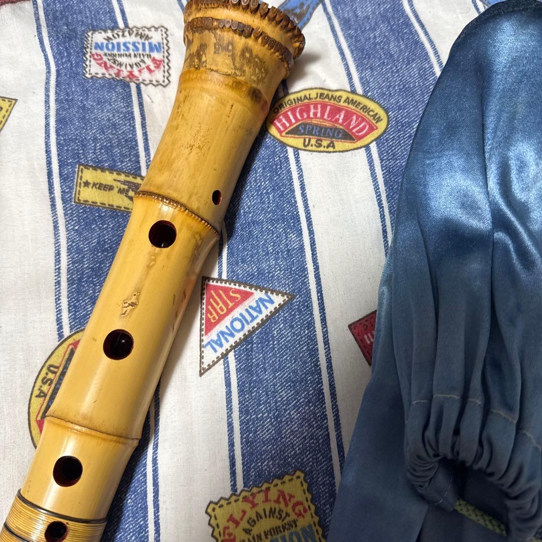 超超希少 聖岳銘 尺八 約48〜49.5cm 一尺六寸 1点物