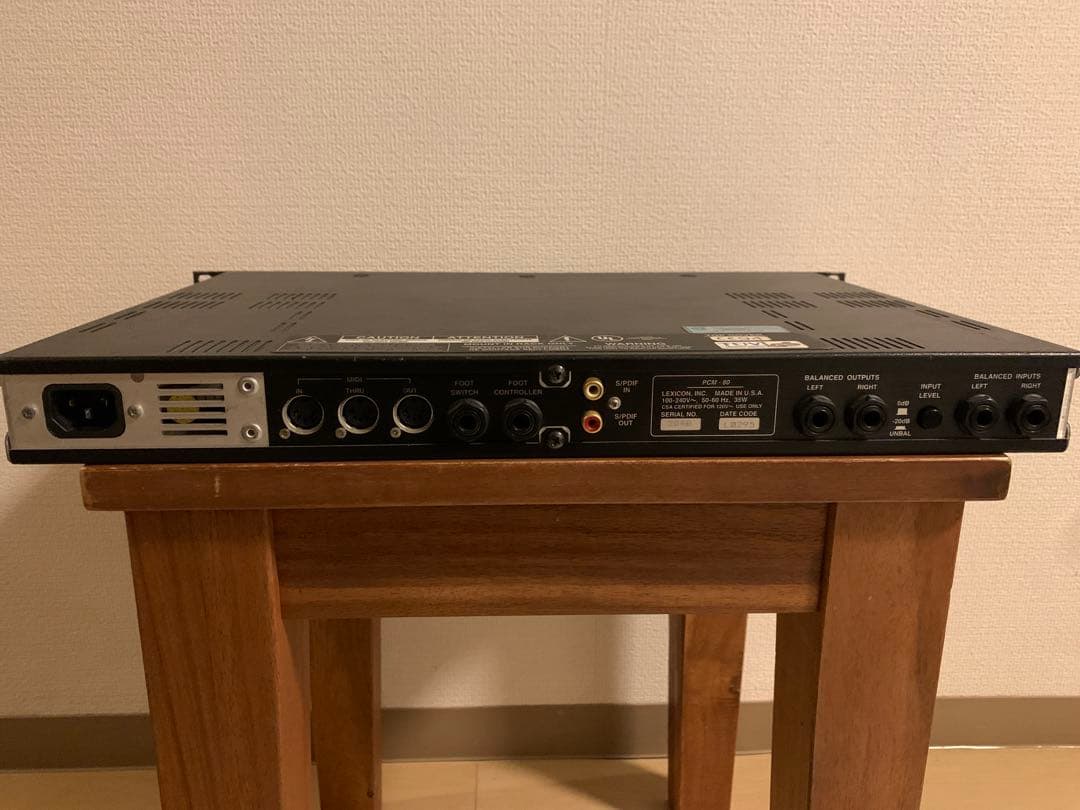 Lexicon PCM80 デジタルリバーブ