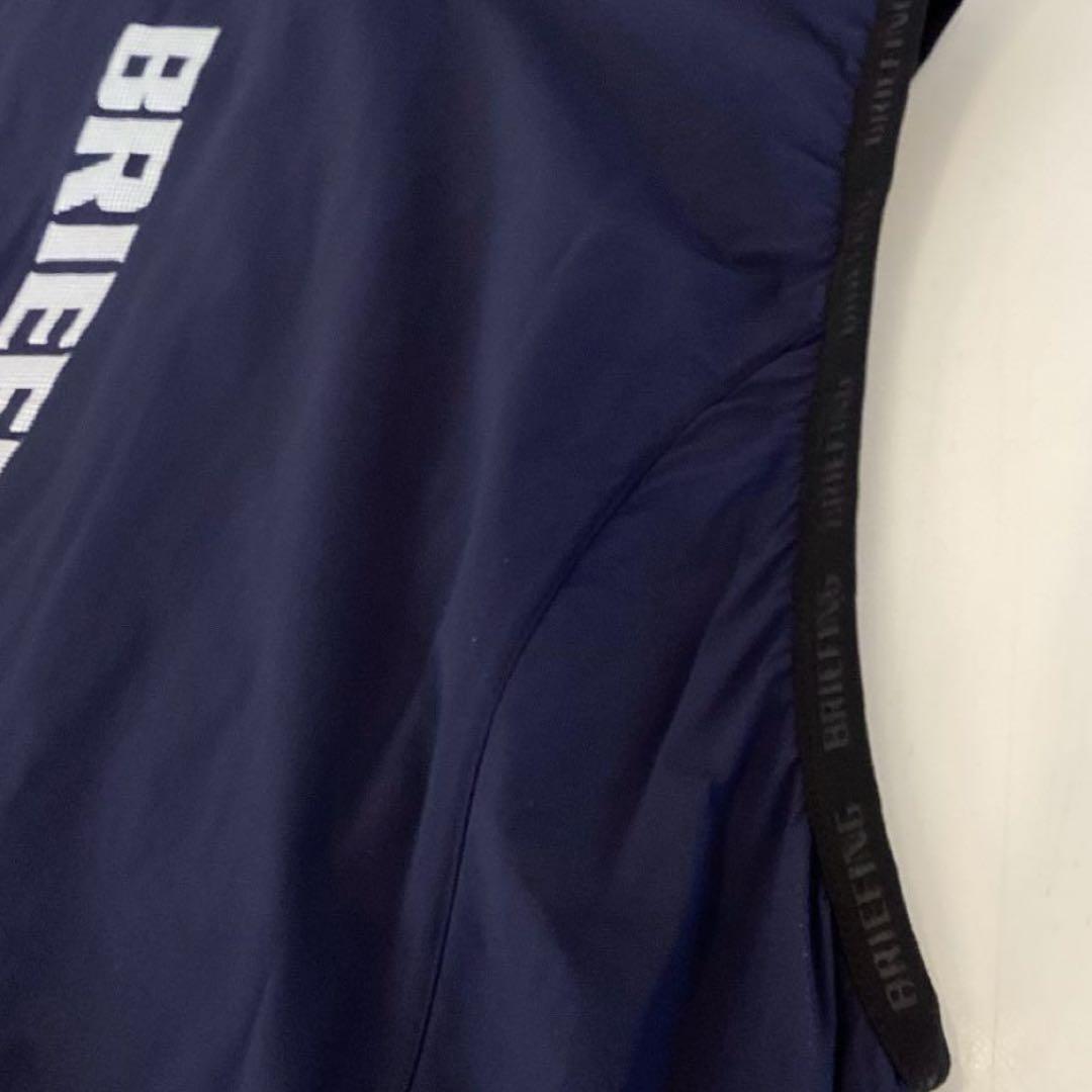 新品　BRIEFING POCKETABLE WIND VEST ネイビーM