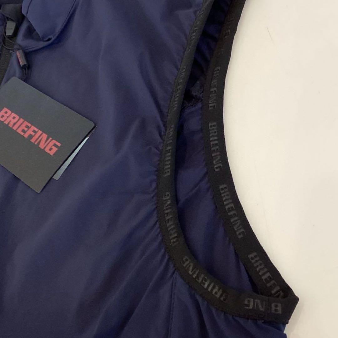 新品　BRIEFING POCKETABLE WIND VEST ネイビーM