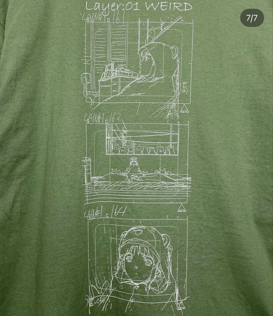 serial experiments lain greenroomTシャツXXL