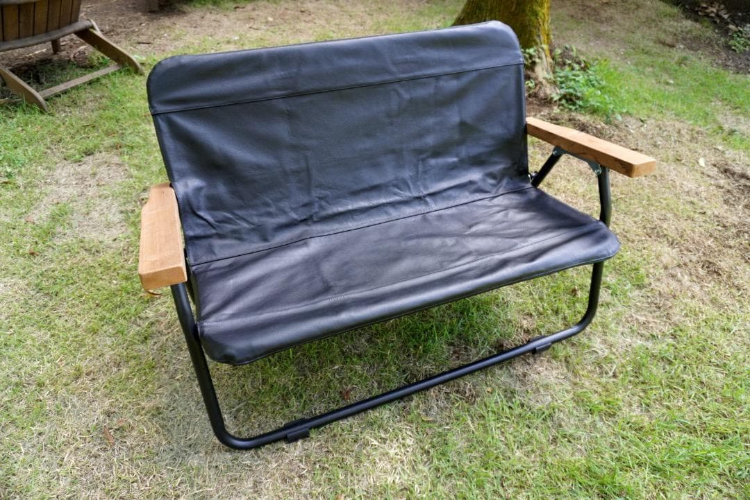 【超レア・新品】本革＆天然木　鹿ベンチカスタムカバーセット　完全フルレザー