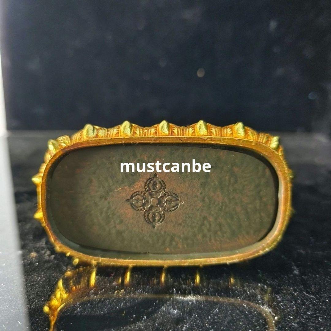 密教仏像 白財神像 車載神像 銅製 置物