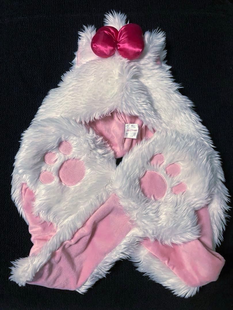 ディズニー マリーちゃん　ファンキャップマフラー