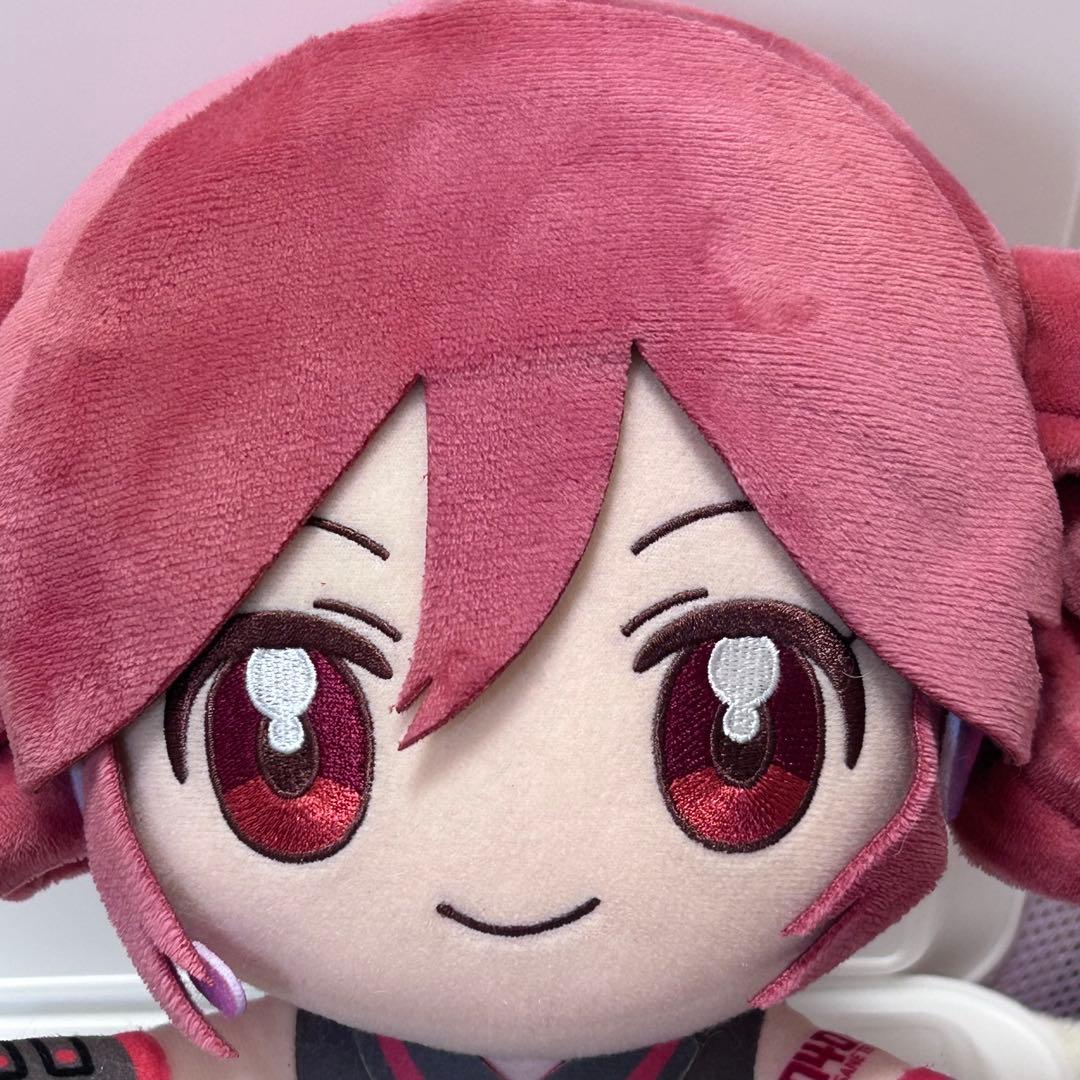 夜*け様 重音テト おすわりBIGぬいぐるみタグ付き ラウンドワン限定