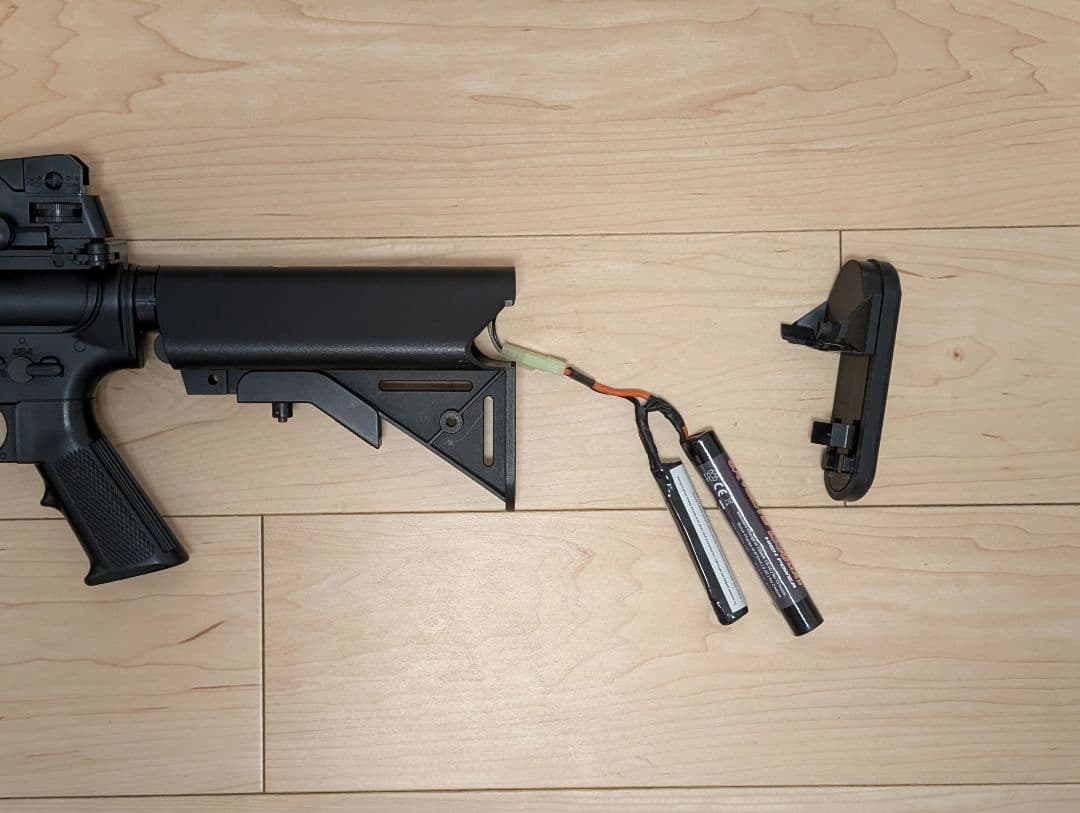 東京マルイ ライトプロ M4CQB バッテリー化 +外箱