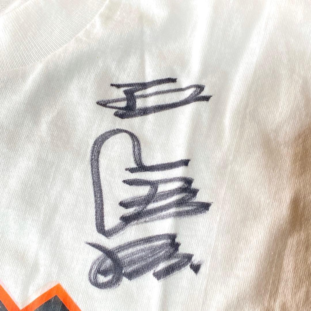 王貞治 直筆サイン入り Tシャツ 95年 ホークス