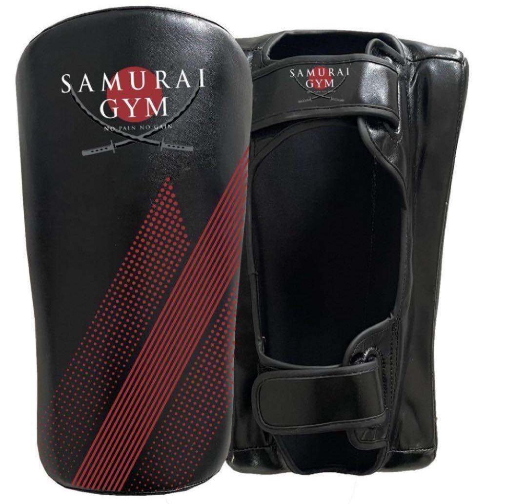 カーフキックミット ダブル　【本革】左右利用できます