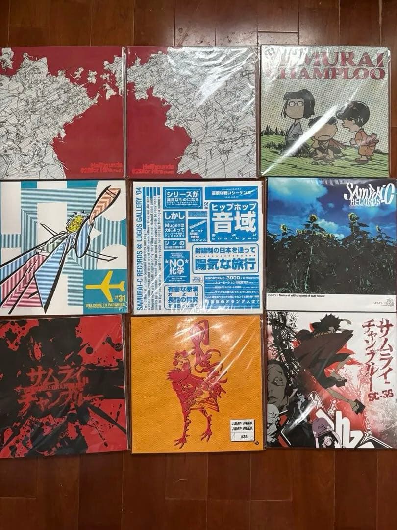 サムライチャンプルー 架空レコード ジャケット40枚コンプリート
