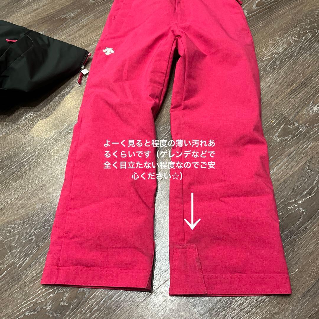 150 デサント　美品　　セットアップ　上下　スキーウェア　女の子