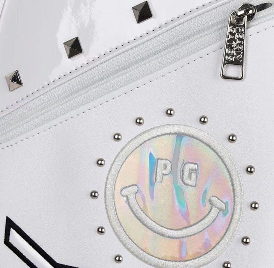 現品限●即発送対応●キャスター付き パーリゲーツキャディバッグ　ホワイト