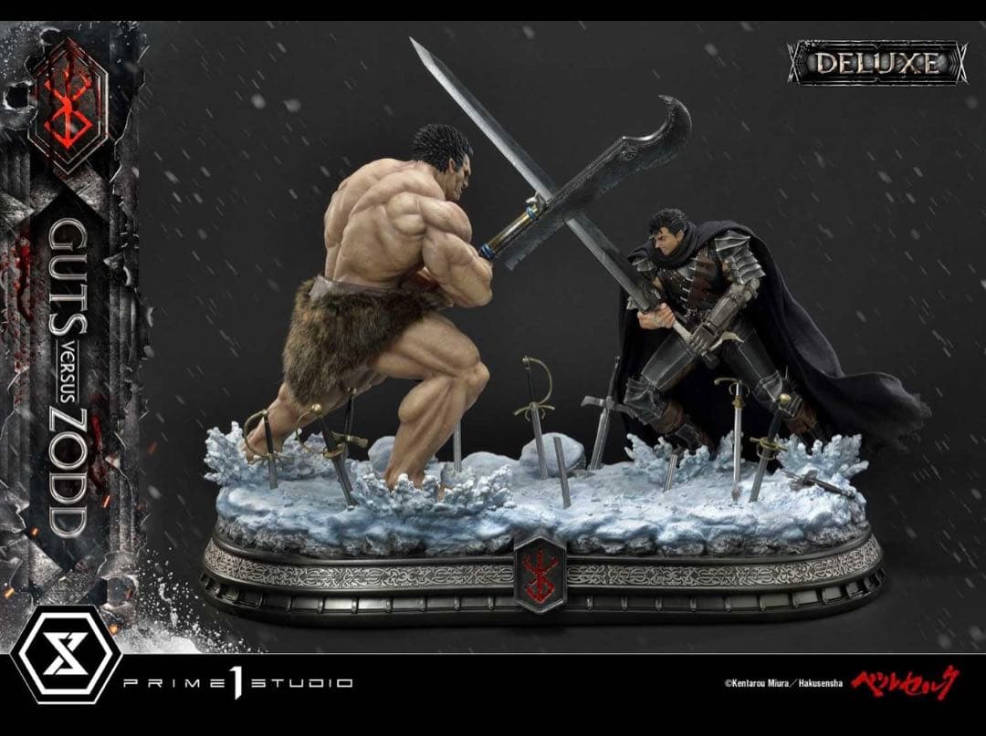 ベルセルク ガッツVSゾッドDX版プライム1スタジオスタチューフィギュア