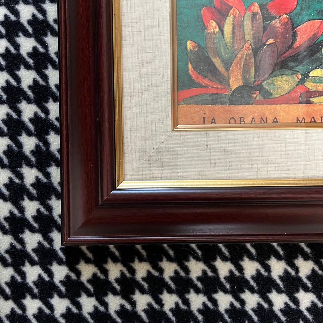 【10号】 ポール・ゴーギャン　『イア・オラナ・マリア』　複製画　額装済み