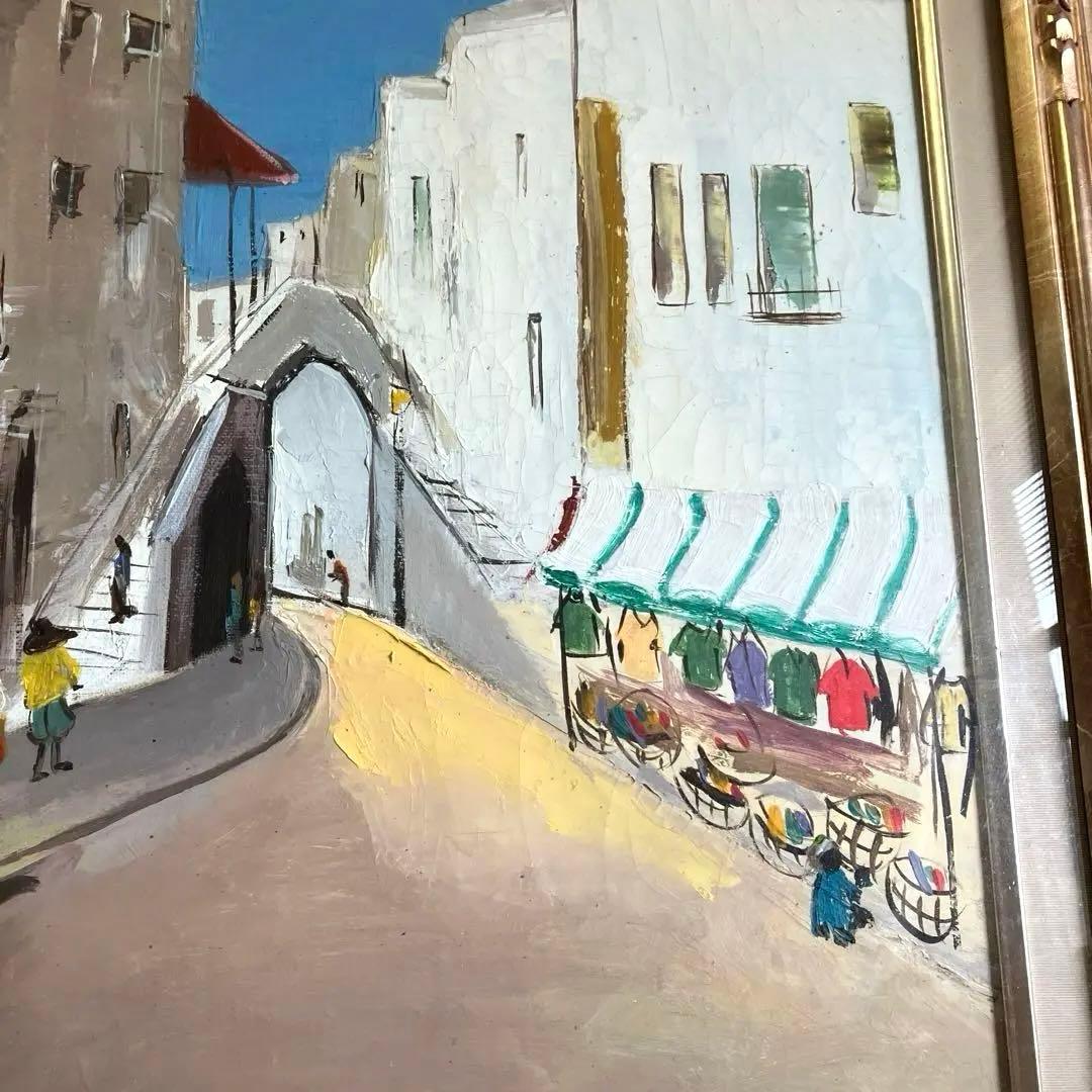 油絵　F8 フランス　⑧ 額入り