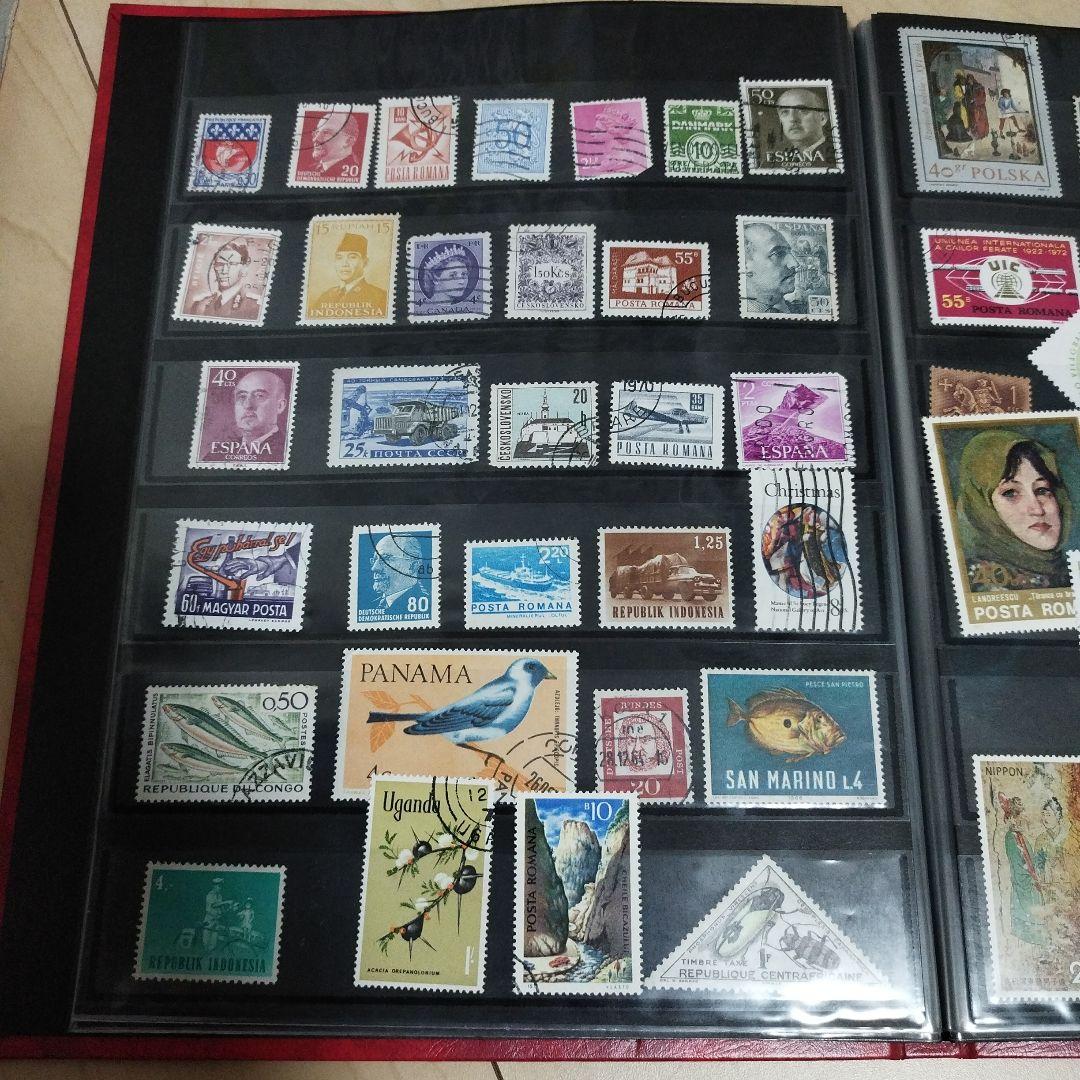 【当時物】使用済　海外切手　プレミア　レトロ　アンティーク