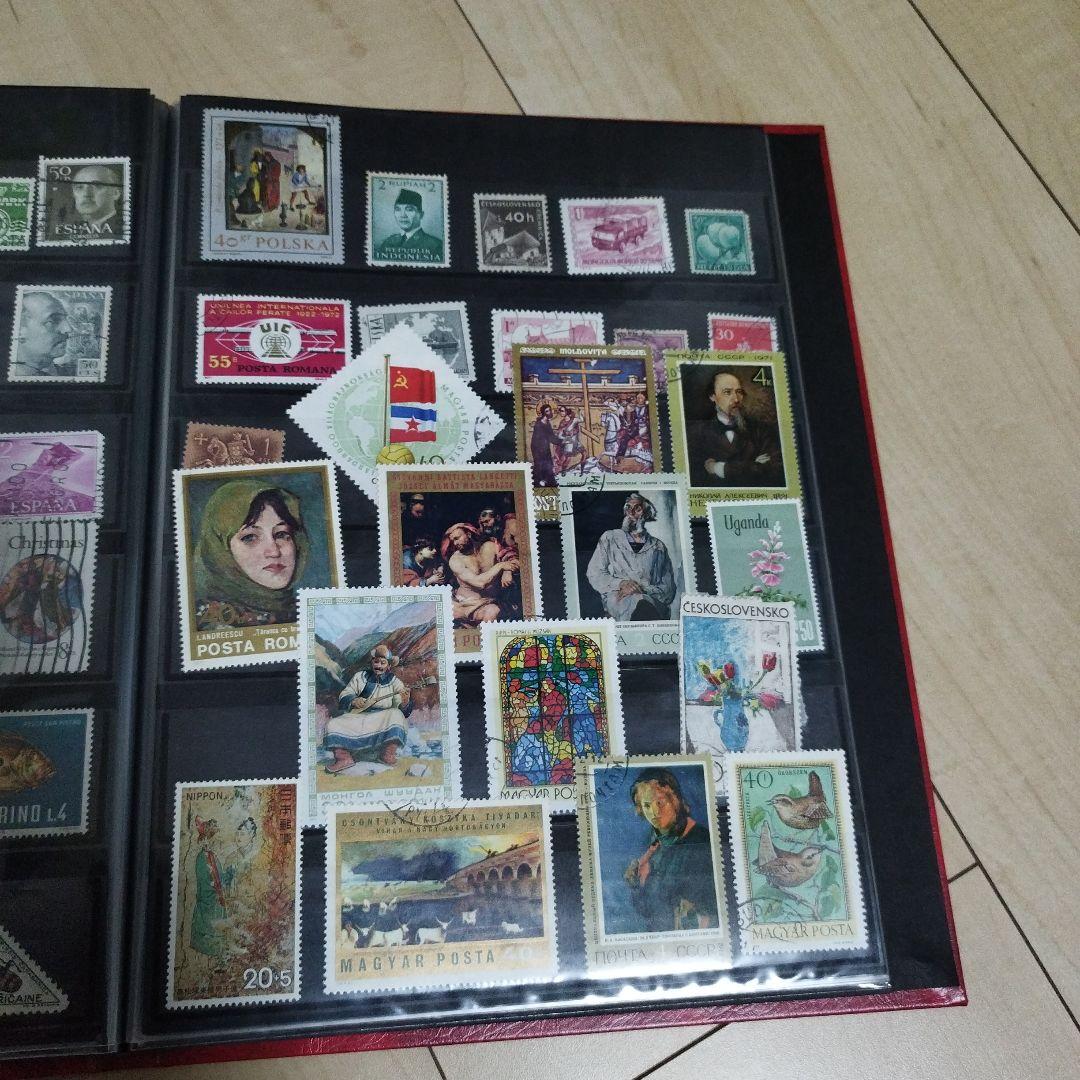 【当時物】使用済　海外切手　プレミア　レトロ　アンティーク