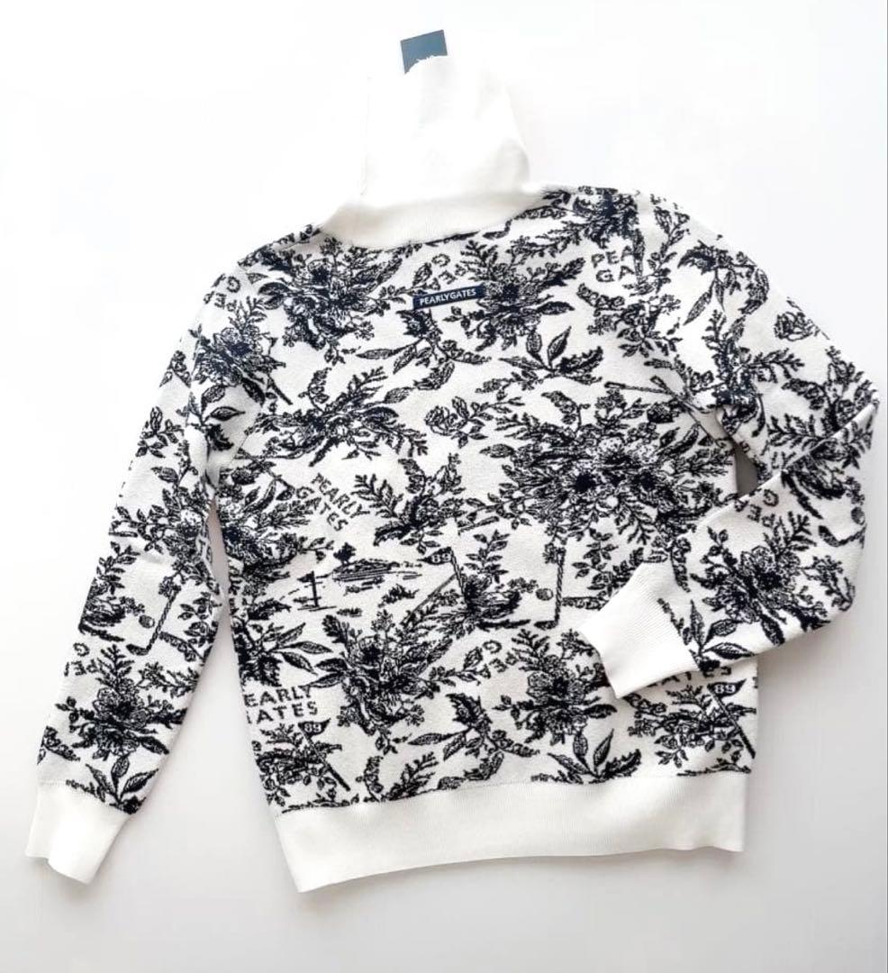 定価72,600円【新品】パーリーゲイツ　セットアップ　ホワイト　花柄