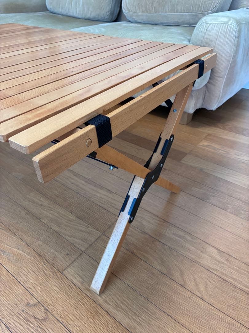 Hilander ウッドロールテーブル 90cm