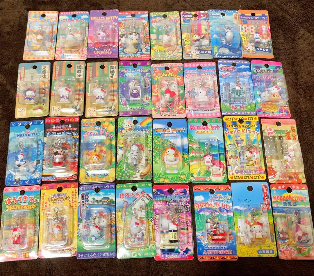 レア含む　359個　ご当地キティ　ロリータ/イチゴ根付/コラボ/非売品　おまとめ