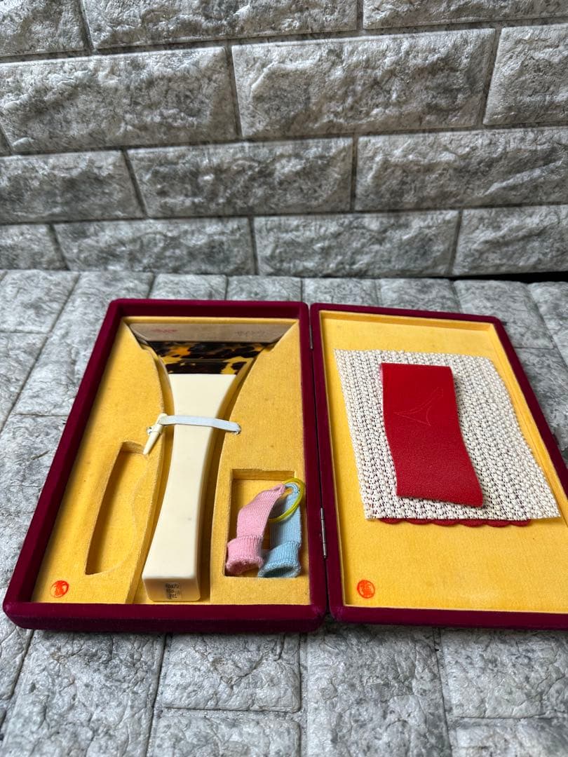 バチ　梅梅花　三味線　楽器　三味線バチ