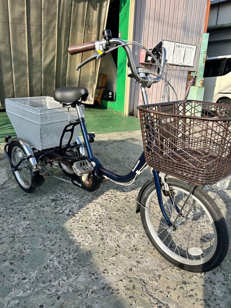 No.617 パナソニックビビライフ BE-ELR832 電動アシスト三輪自転車