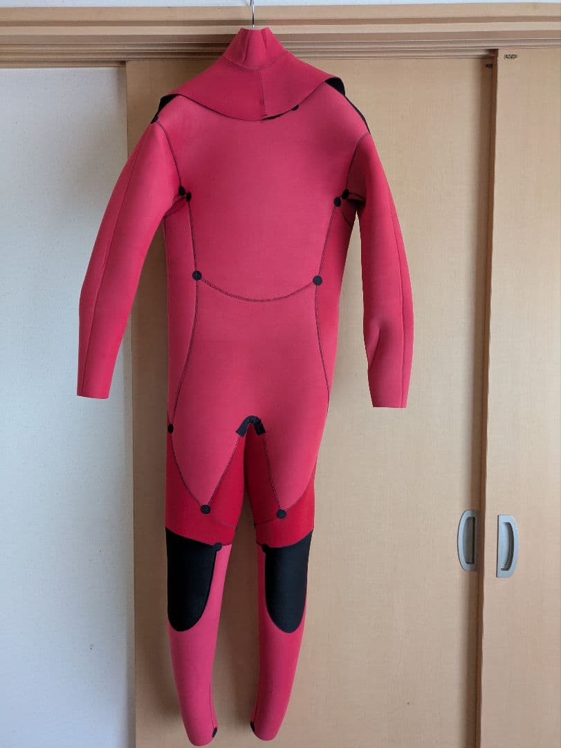 サーフィン　ウェットスーツ　セミドライ　メンズ　5×3mm　美品　良好