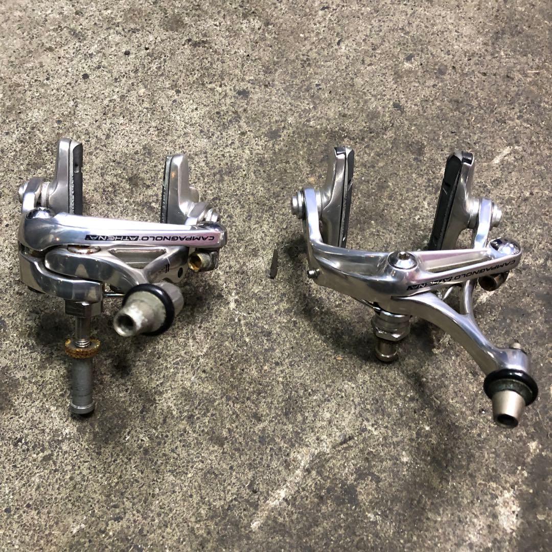 Campagnolo Athena キャリパーブレーキ シルバー　前後セット