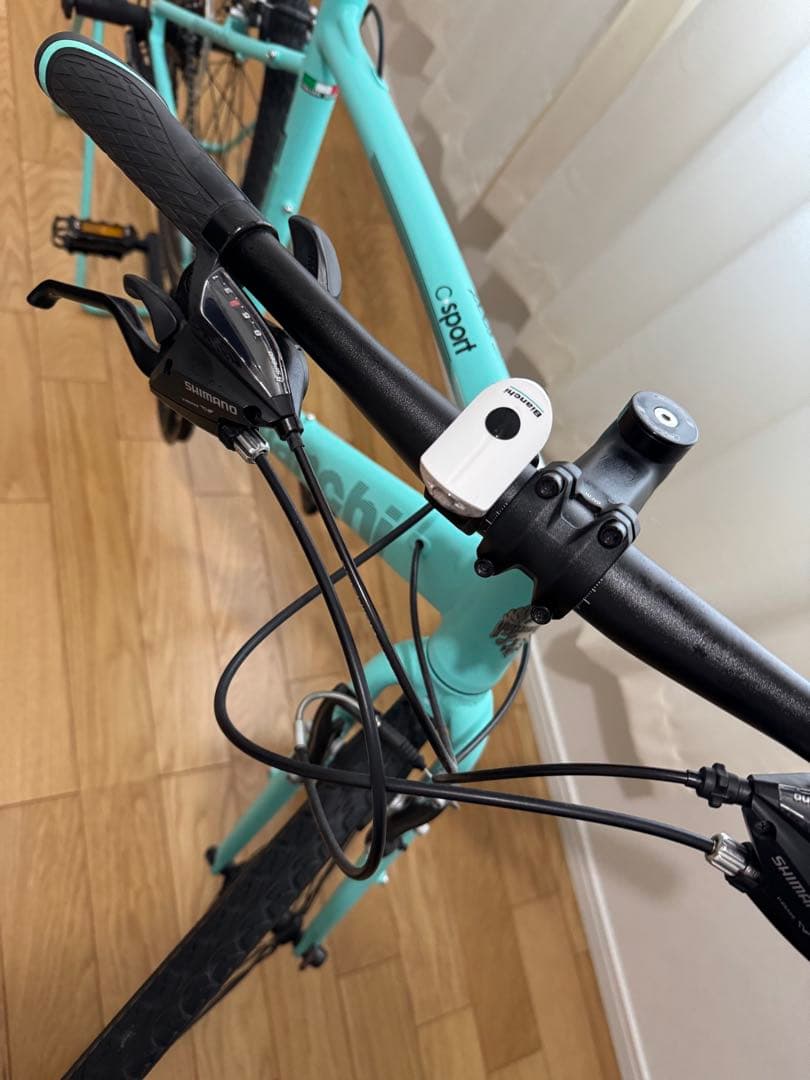 Bianchi C-Sport 水色 クロスバイク