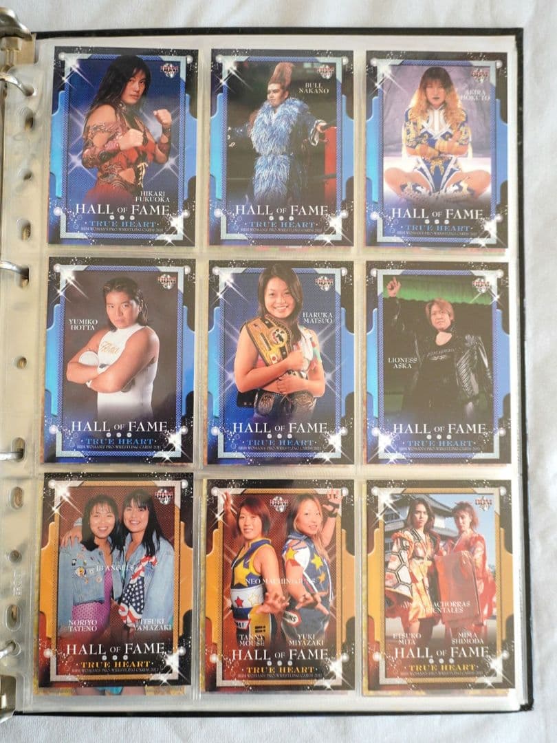 女子プロレスカード2011＆12フルコンプ 216枚 栗原あゆみ他直筆サイン4枚