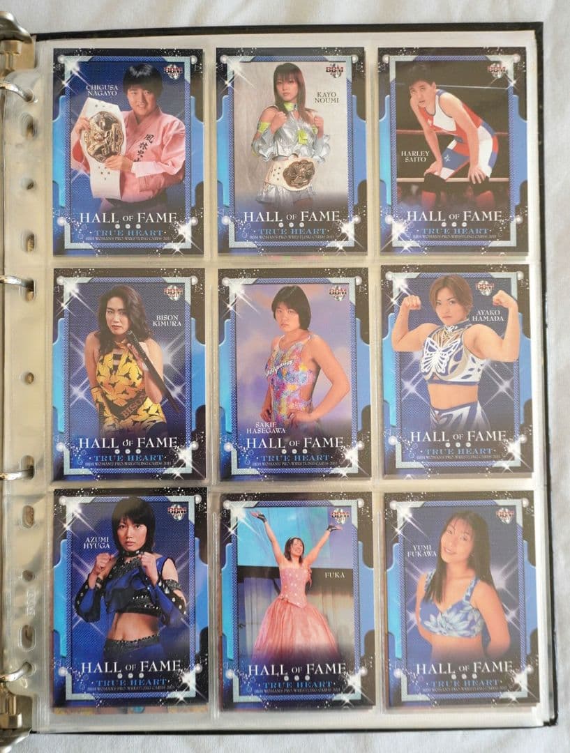 女子プロレスカード2011＆12フルコンプ 216枚 栗原あゆみ他直筆サイン4枚