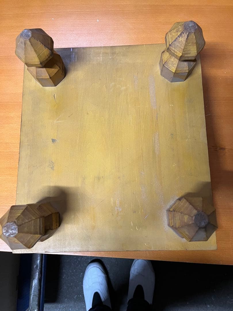 木製囲碁盤 標準サイズ 足付き　囲碁将棋　希少　レア