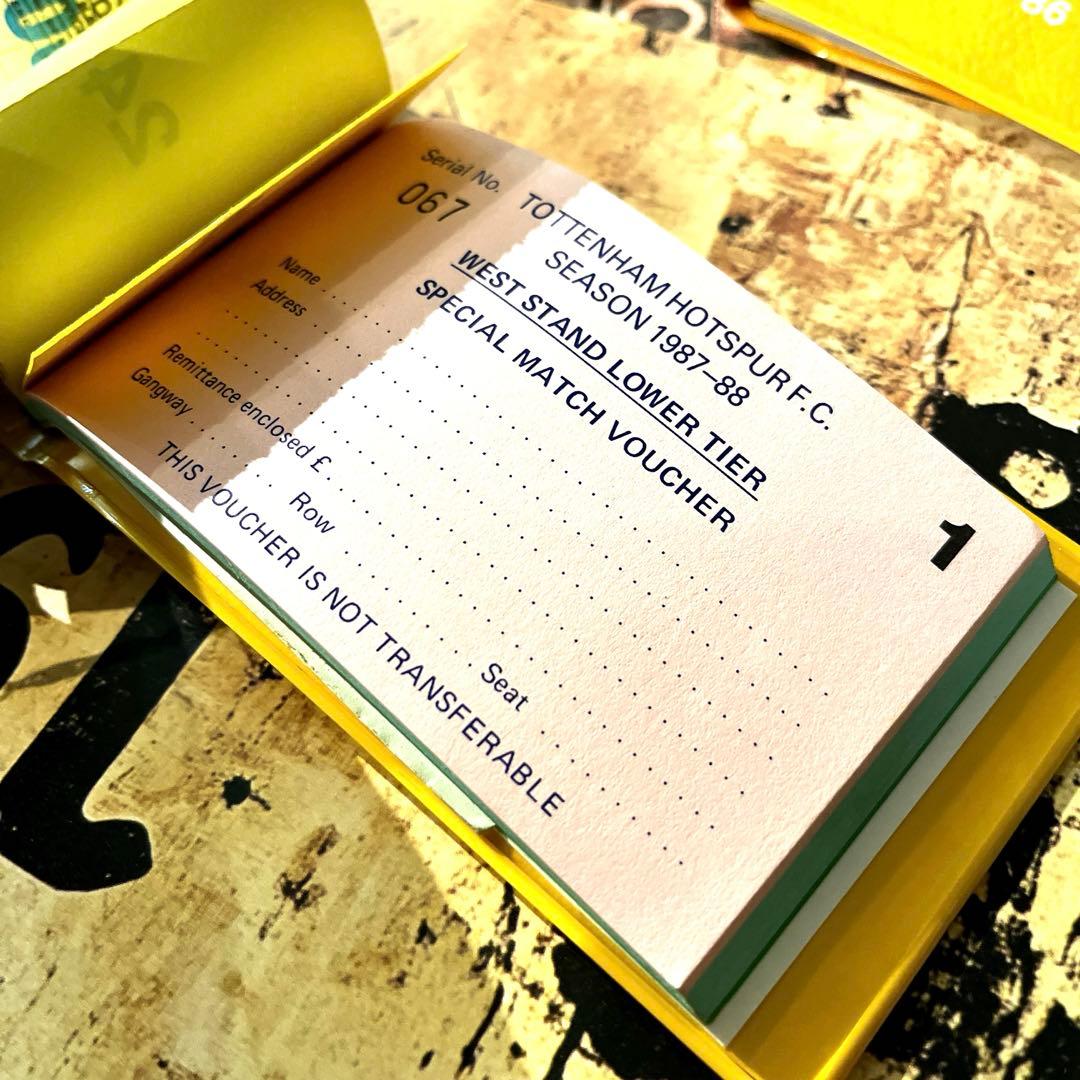 ヴィンテージ【1987〜88】4種のチケット冊子(海外チケット(ロールチケット