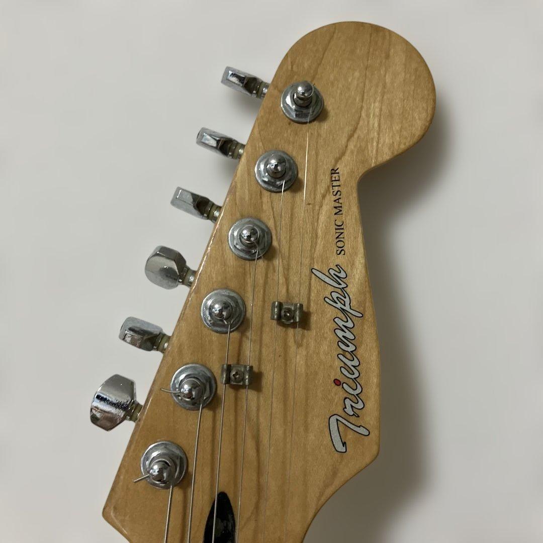 専用　超美品弦新品triumph ストラトキャスター。サンバーストメンテ済