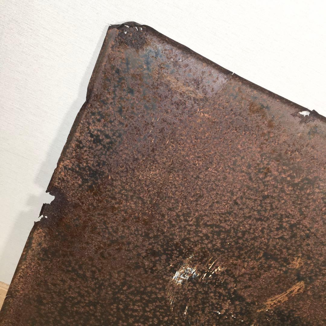 ☆★縦約91㎝×横約91㎝☆ハイアース ホーロー看板 琺瑯看板 昭和レトロ