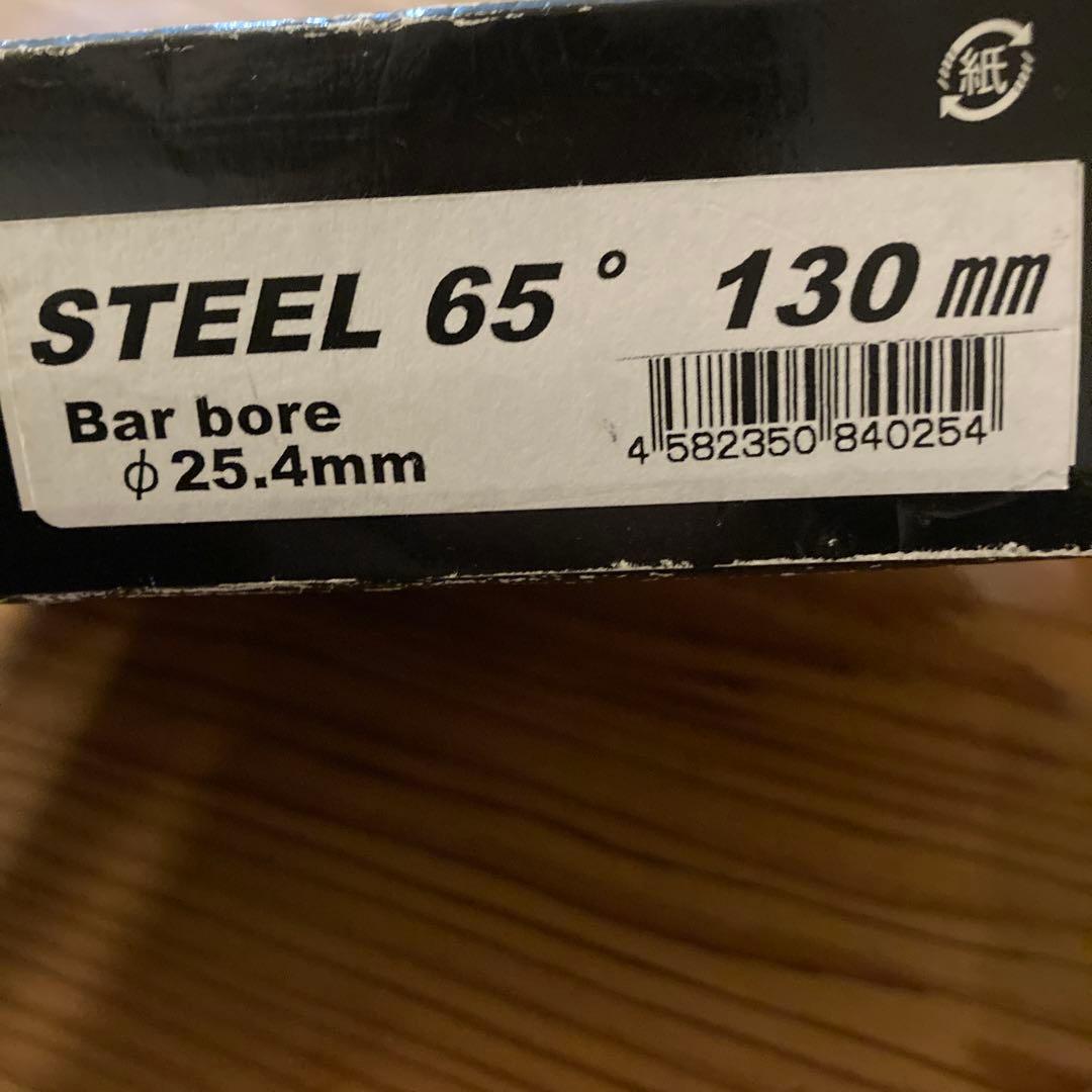 美品　日東　NJ-PRO クロモリ65°ステム　NJS刻印あり　130mm