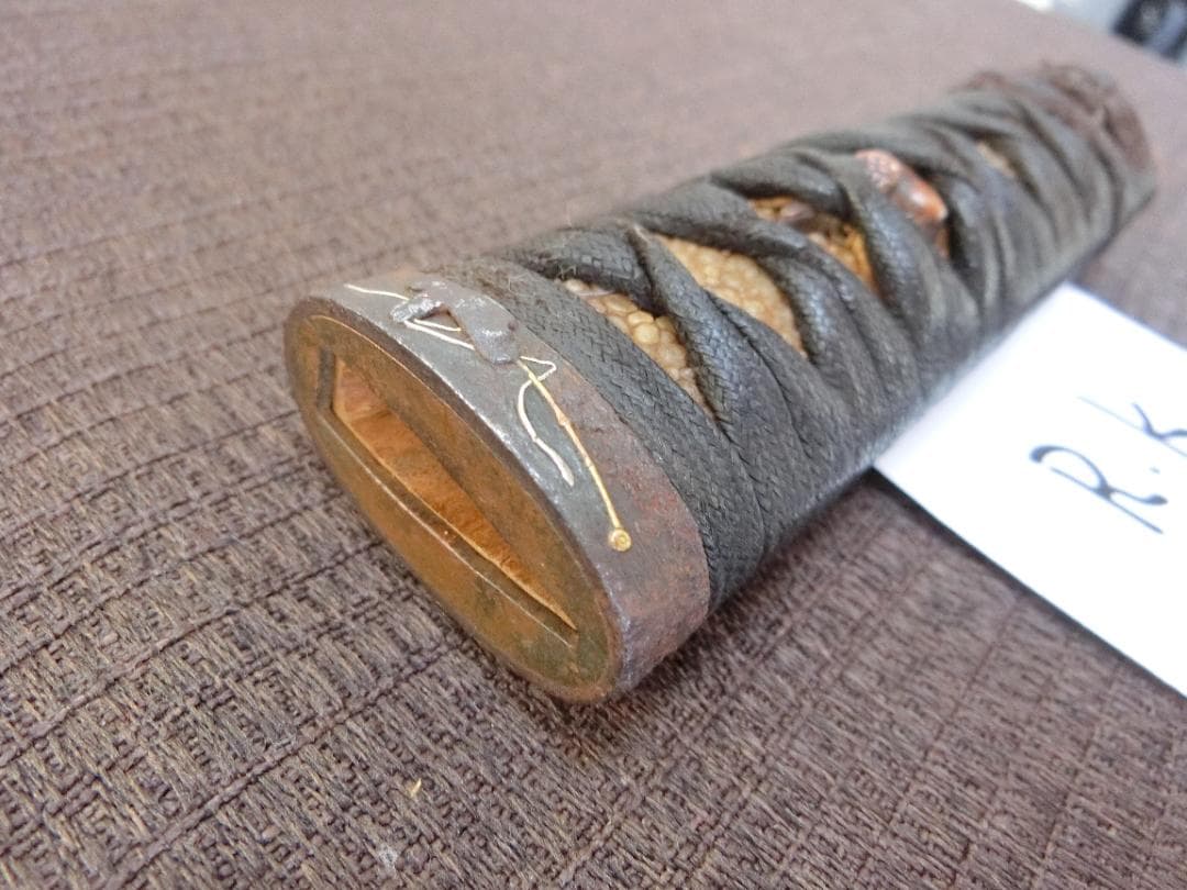 早い者勝ち！【 柄　柄巻き　縁頭　目貫　刀装具の部品・Rk・小道具】★拵え刀剣