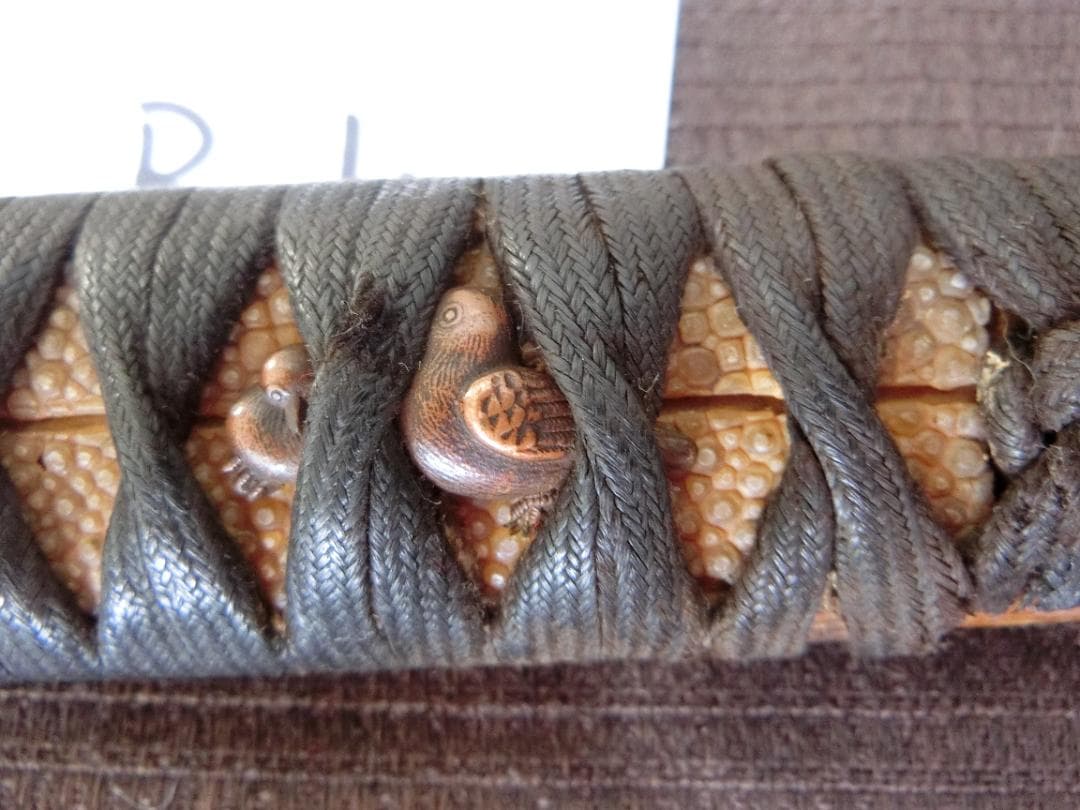 早い者勝ち！【 柄　柄巻き　縁頭　目貫　刀装具の部品・Rk・小道具】★拵え刀剣