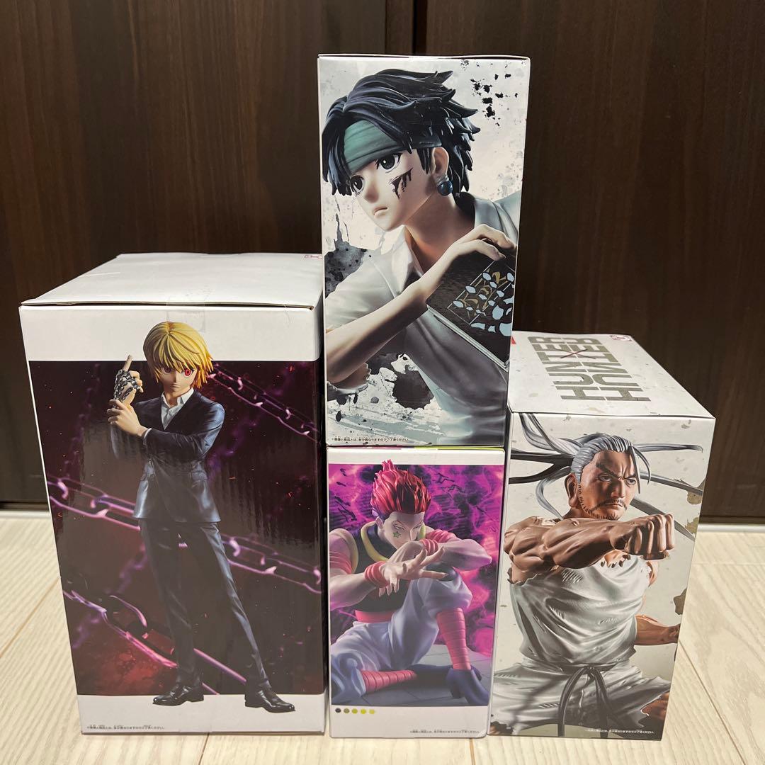HUNTER HUNTER ヒソカ クロロ クラピカ ネテロフィギュア4体セット