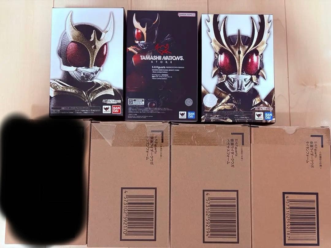 S H Figuarts 真骨彫製法　仮面ライダークウガ 6点