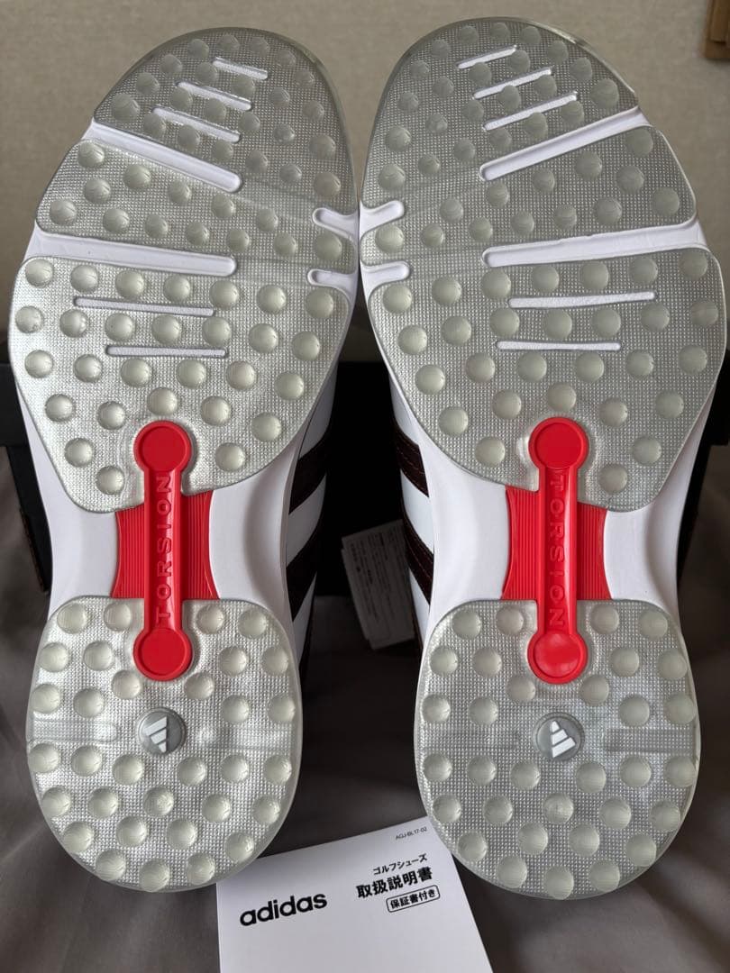 シューズ(男性用) adidas MC Z-TRAXION SPIKELESS GOLF 27.5