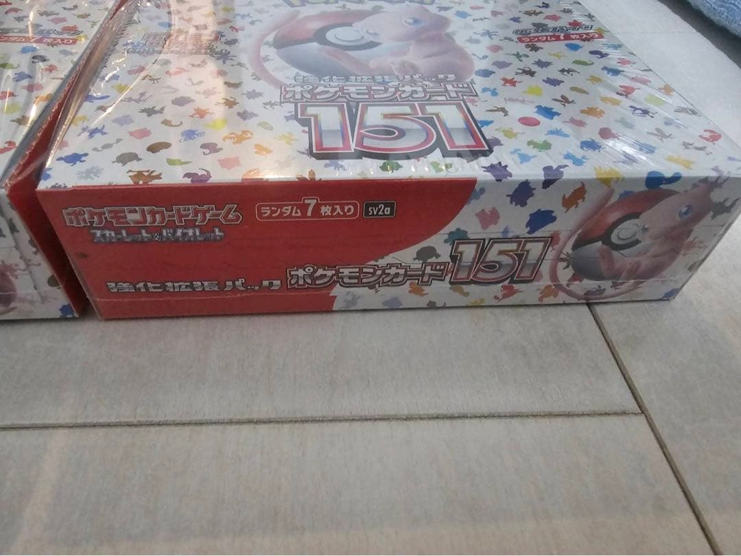 ポケモン　151 box シュリンク付き　絶版　ポケモンカード　廃盤品　ボックス