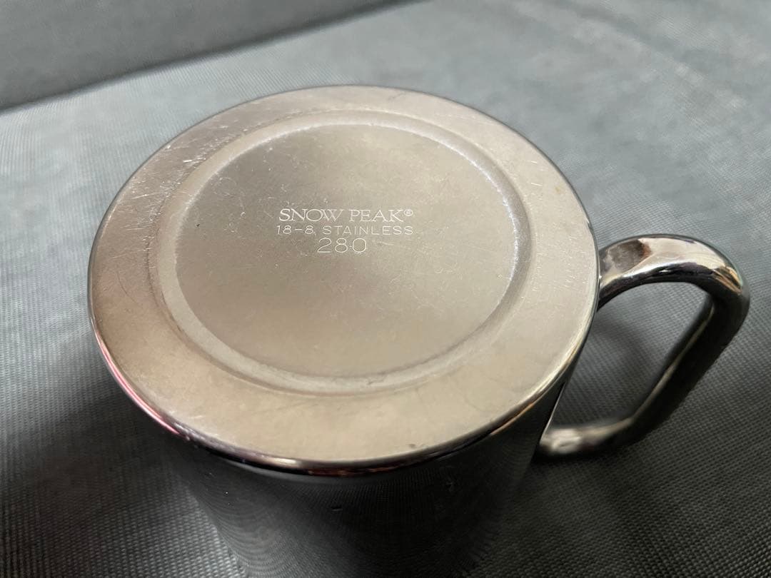 スノーピーク　廃盤品　ステンレス二重マグカップ　容量280CC