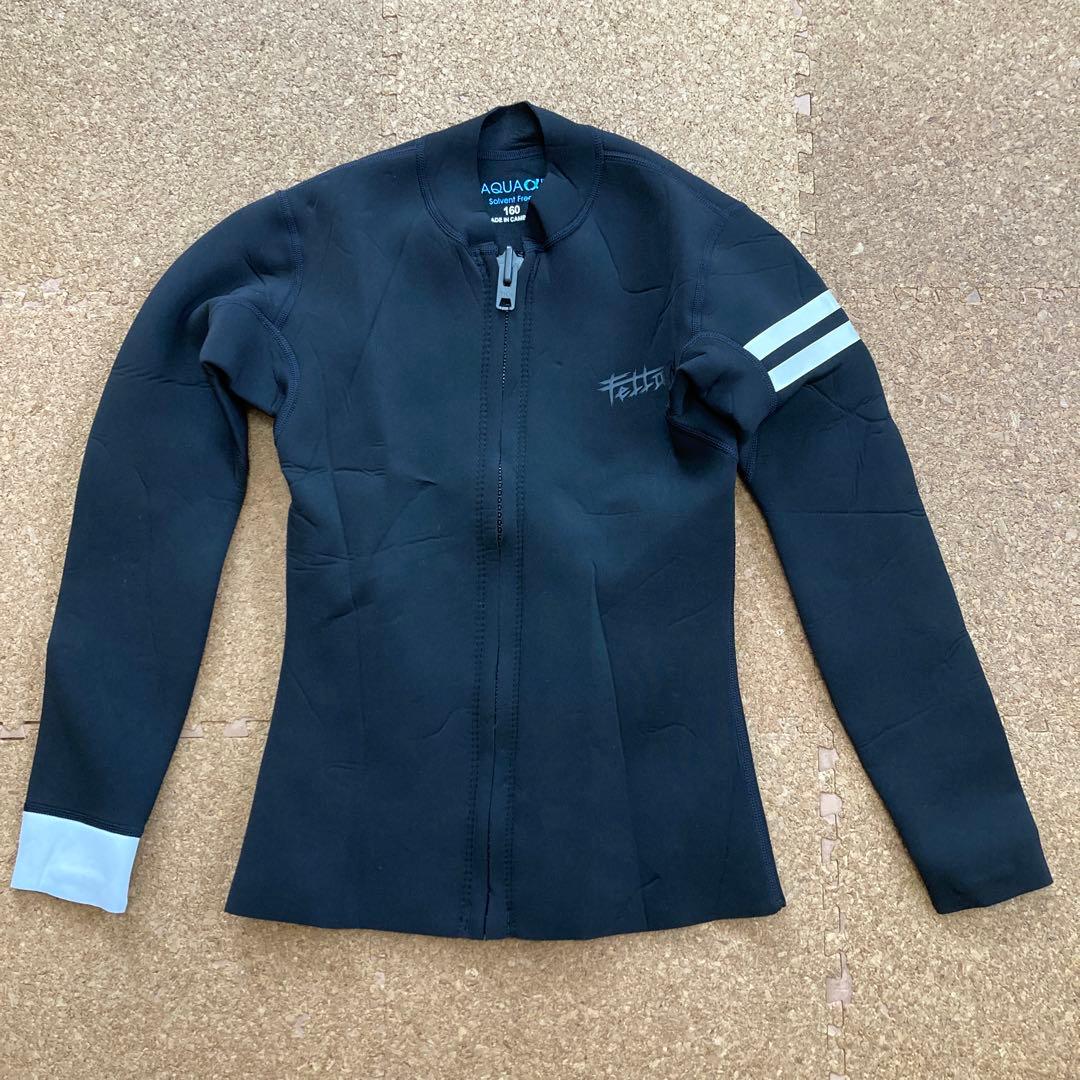 【未使用】FELLOW タッパー サイズ160 KIDS 子供 キッズ 黒　海