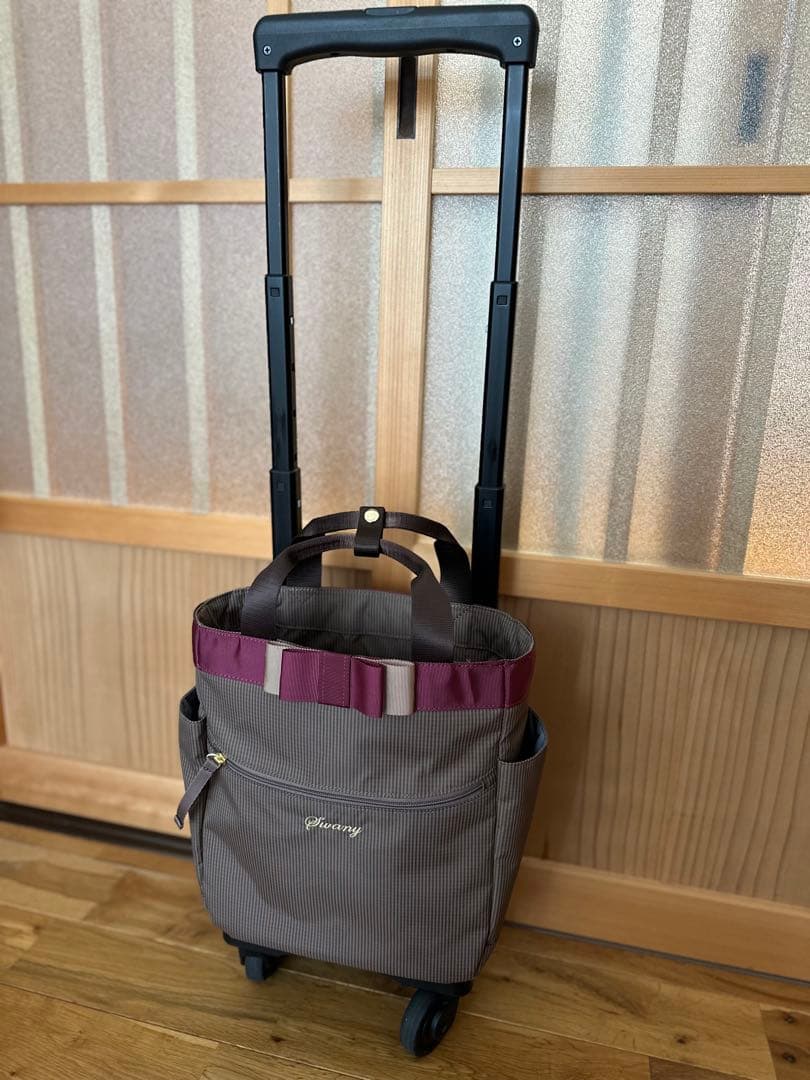 SWANYスワニー キャリーバッグカート　ルバンドミニ　グレージュ