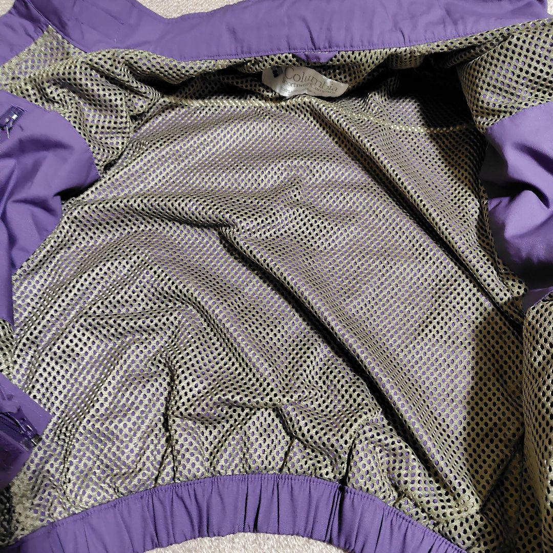 Columbia 紫色 フィッシングジャケット M