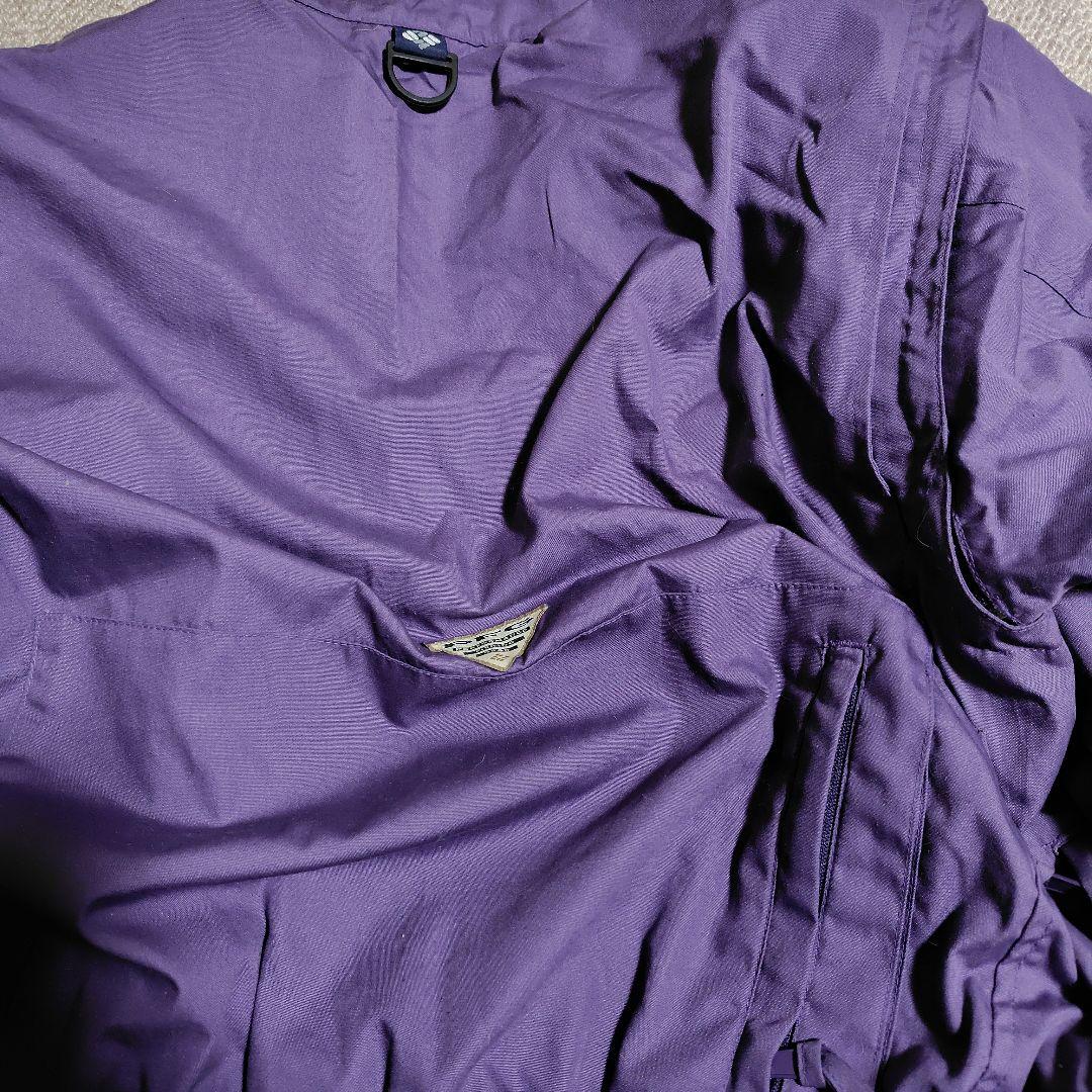 Columbia 紫色 フィッシングジャケット M