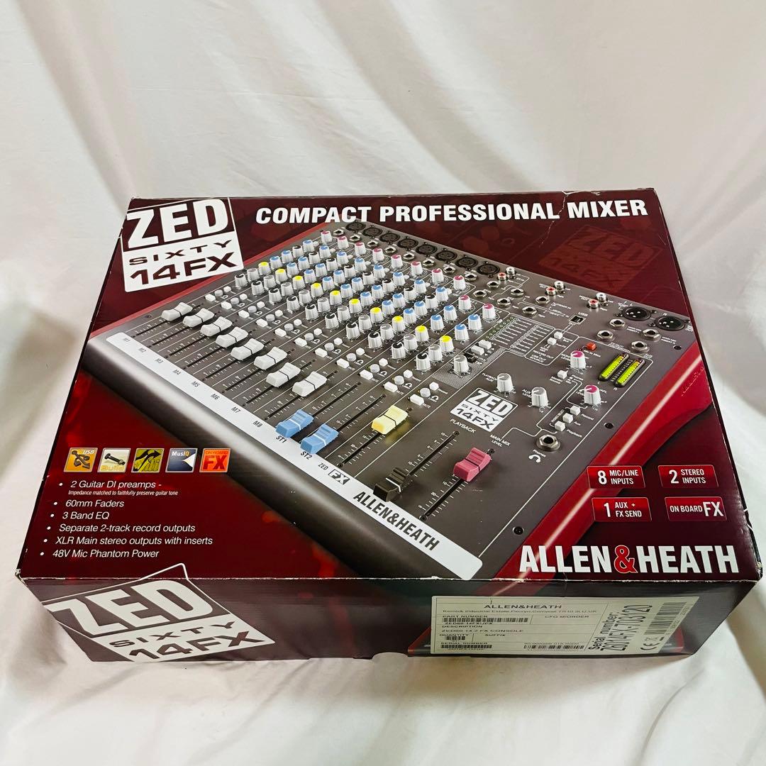 配信機器・PA機器・レコーディング機器 ALLEN&HEATH ZED60-14FX