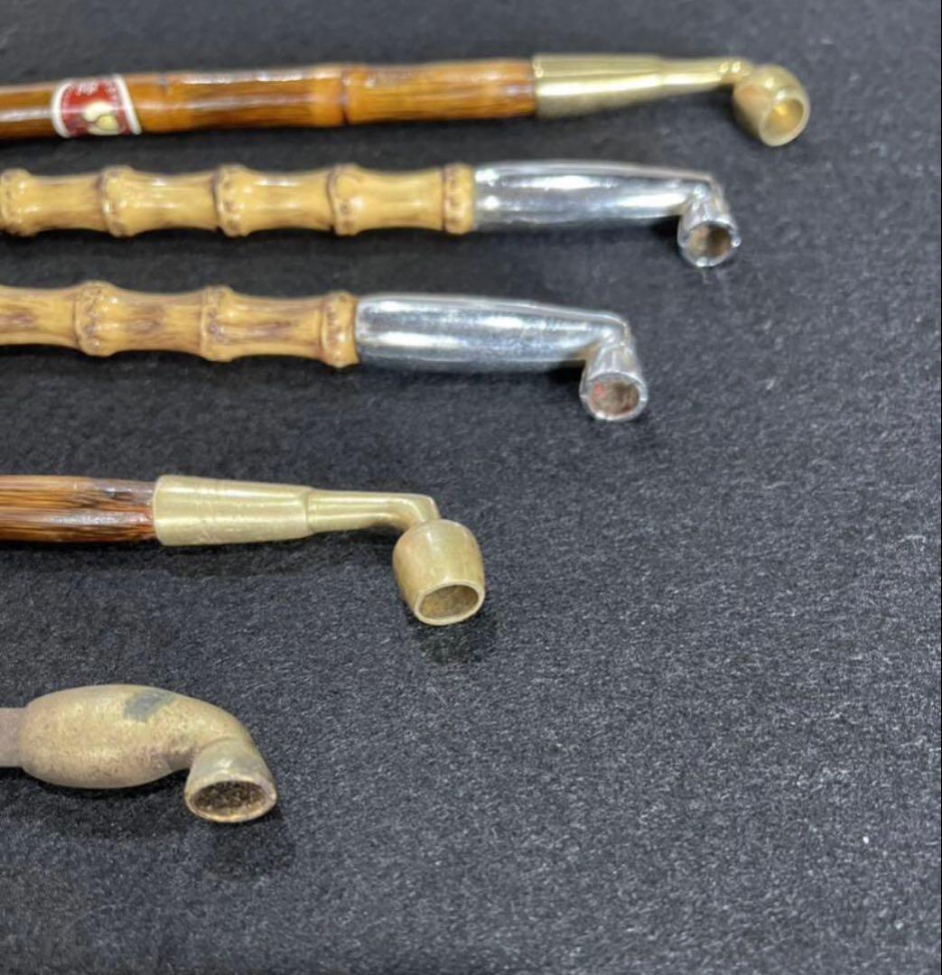 煙管×5管 喫煙用品 喫煙具 時代物 骨董
