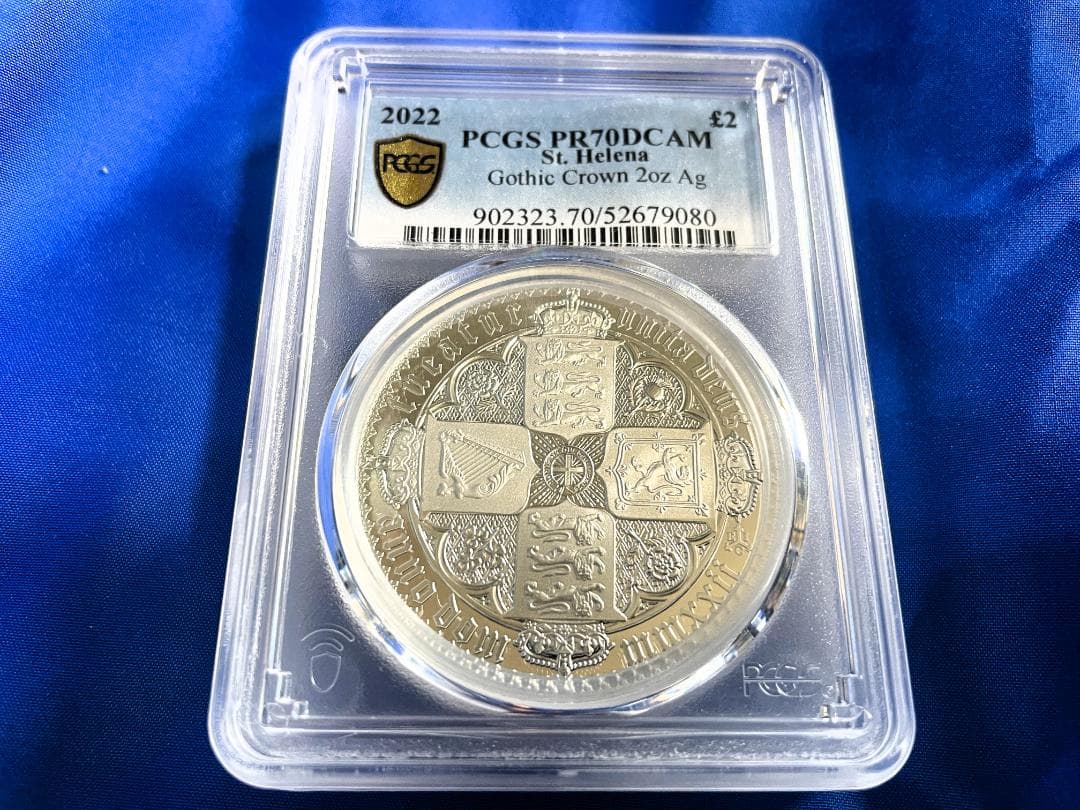 2022マスターピースゴシッククラウン2oz銀貨 PR70 (新品未使用)168