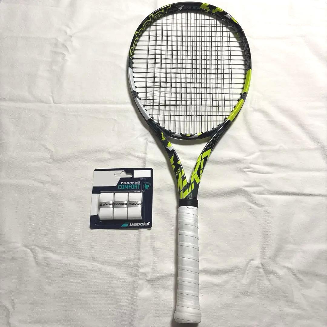 【美品】Babolat Pure Aero 100 G2 グリップテープ付き